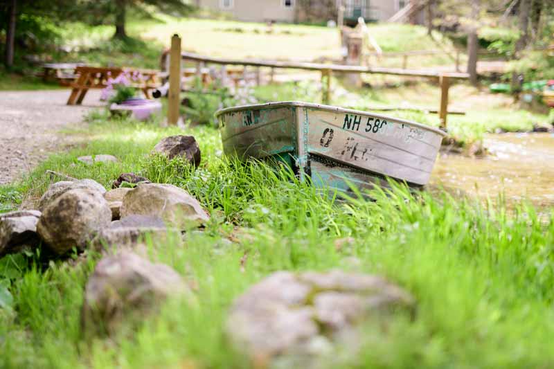 Old row boat at Pyramid Life Center